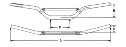 WRP TaperX  Ø 28,6mm MX-GP Handlebar wie 996